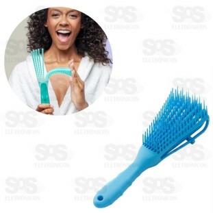 Escova Polvo Para Desembaraçar os Cabelos Cores Variadas