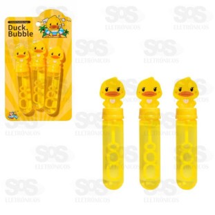 Kit Bolhas De Sabão Duck Com 3 Unidades Toy King TK-AB7733