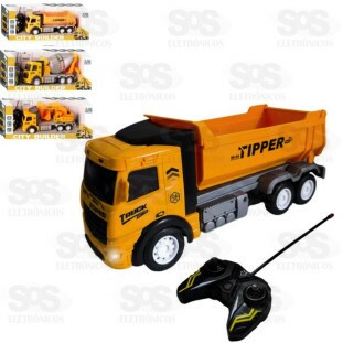 Caminhão de Obra Com Controle Remoto Toy King TK-AB7032