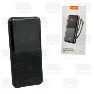 Carga Extra 10.000mAh Com 2 Interfaces Kaidi KD-961