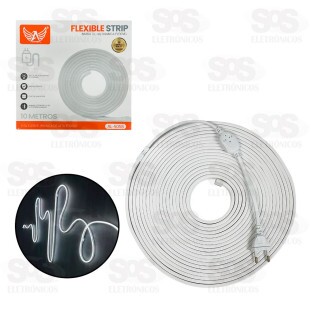 Fita De LED Flexível Branca 10 Metros Altomex AL-5058
