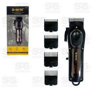 Máquina de Cortar Cabelo Com Painel B-Max BM-C065