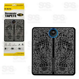 Tapete Massageador Elétrico Para Pé 19 Níveis B-Max BM-F925