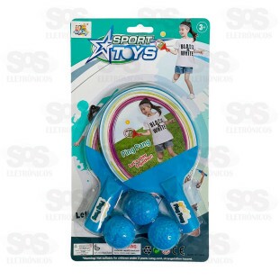 Kit Ping Pong 5 Peças Toy King TK-AB4412