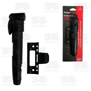 Bomba De Ar Para Bicicleta Com Acessórios TroyaTools TRY-0164