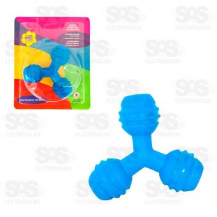 Mordedor Triângulo Maciço Para Cachorro 10,5CM Pet Toys