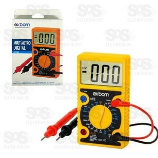 Multímetro Digital Com Cabo Exbom MD-160