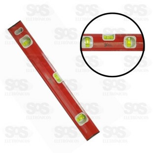 Nível de Alumínio Base Magnética 3 Ampolas 40cm YA-1103