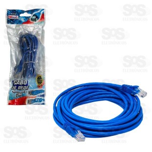 Cabo De Rede CAT-5E 2 Metros YA-0156