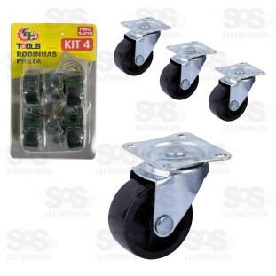 Kit de Rodízio Giratório 4 Peças FBG-3405