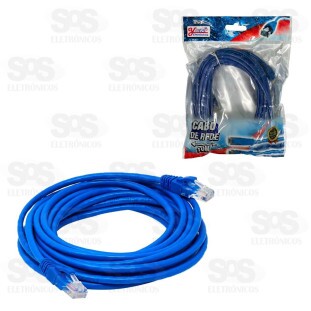 Cabo De Rede CAT-5E 10 Metros YA-0187