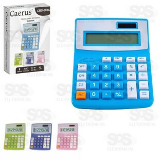 Calculadora 8 Dígitos De Mesa Caerus CRS-808C