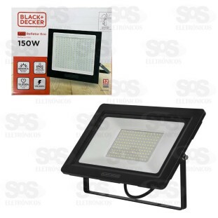 Refletor Eco Quadrado LED Branco 150W Black+Decker BDR1-0150