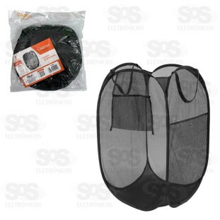 Cesto Dobrável Multiuso Nylon Cores Sortidas Caerus CRS-2524