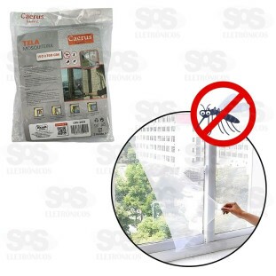 Kit 2 Telas Mosquiteira Para Janelas 150x180cm Caerus CRS-2503