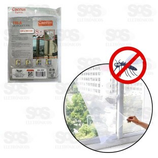Kit 2 Telas Mosquiteira Para Janelas 130x150cm Caerus CRS-2502
