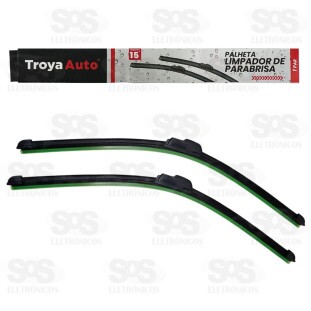 Limpador De Para-Brisa Siliconado 38cm TRY-0005