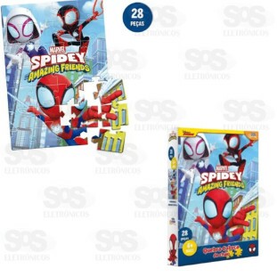 Quebra-Cabeça Spidey Friends 28 Peças 8059