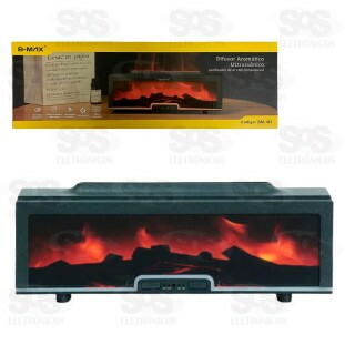 Difusor Umidificador Aromático Ultrassônico 200ML B-Max BM-103