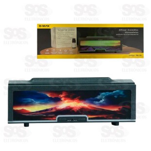 Difusor Umidificador Aromático Ultrassônico 200ML B-Max BM-104