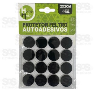Protetor Feltro Autoadesivo 16 Unidades HM-539