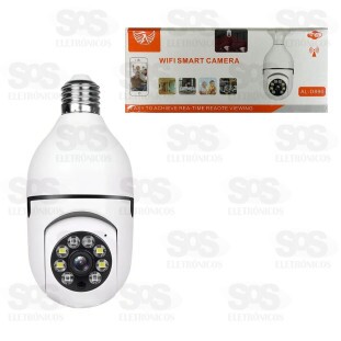 Câmera De Segurança Wi-Fi Inteligente Giratória Altomex AL-D890