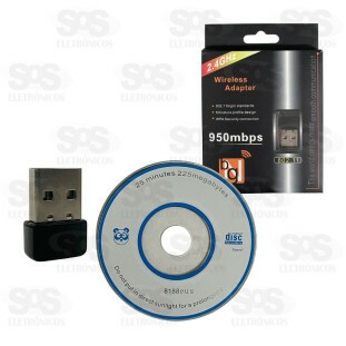 Mini Antena Wireless 950mbps 2.4Ghz