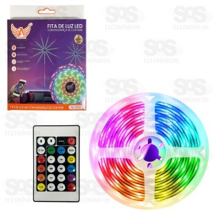 Fita de LED Colorida Com Controle Por Som 5 Metros Altomex AL-5052