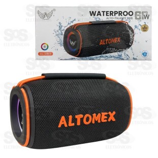 Caixa De Som Waterproo 60W Com RGB Altomex AL-9999