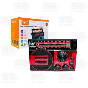 Rádio Retrô Bluetooth FM Com Lanterna 3 Bandas Altomex AD-231