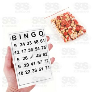 Jogo Bingo Com 40 Cartelas e 75 Marcadores Onyx 2877