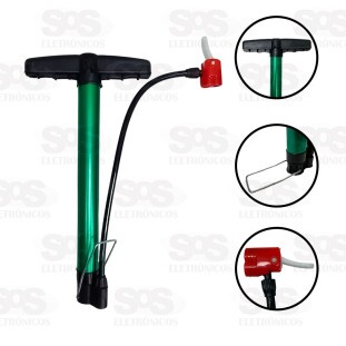 Bomba De Ar Manual Mangueira 30CM TroyaTools TRY-0047