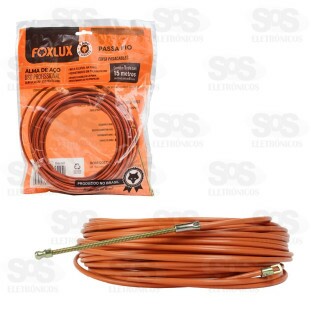 Passa Fio Alma de Aço 15 Metros Foxlux 65.02