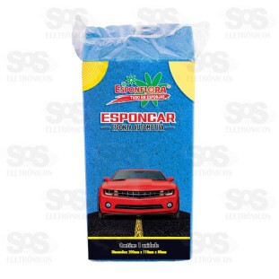 Esponja Macia Para Limpar Carro 20x10CM  Esponflora 0712