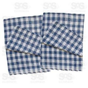 Saco Alvejado Pano Xadrez 62x45CM Esponflora 7187