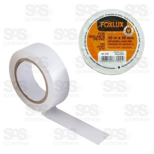 Fita Isolante 10 Metros Branca 10 Unidades Foxlux 10.05