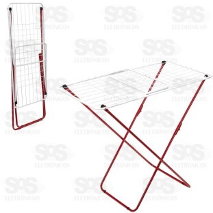 Varal de Chão Grande 1,80m Dobrável Napoles NAVSC2B