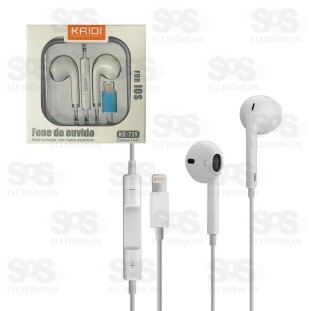 Fone De Ouvido Com Microfone Para Iphone Kaidi KD-739