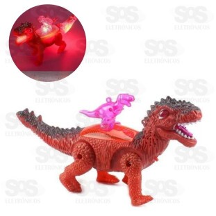 Dinossauro Anda Emite Som e Luz TK-2346