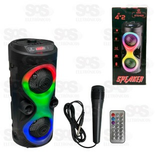 Caixa De Som Bluetooth 10W LED RGB KTS-4211