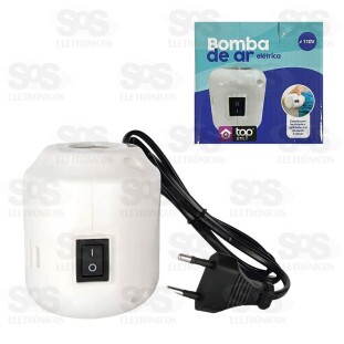 Bomba Elétrica De Ar Portátil 110V Top Útil TOP0864