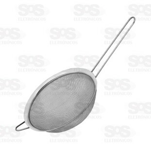 Peneira Grande De Aço Inox 20CM Top Útil TOP0877