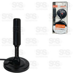 Antena Digital HDTV 3.5DBI 3 Metros Caerus CRS-2367