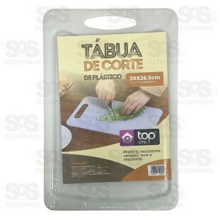 Tábua De Corte Plástico 39x26,5CM Top Útil TOP1898