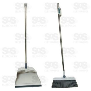 Kit Limpeza Pá e Vassoura Top Útil TOP1680