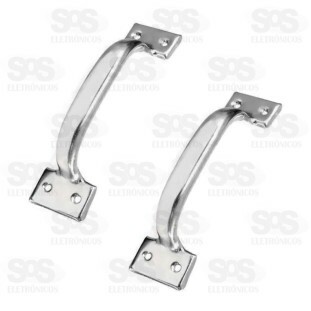 Puxador Metálico Para Armários e Gavetas 2 Peças 90285