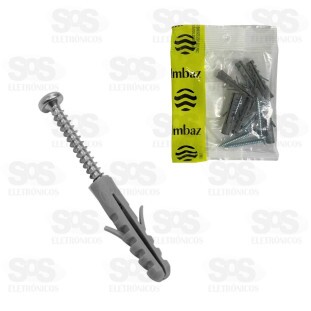 Conjunto Parafusos Com Buchas N8 6 Unidades 90073