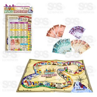 Jogo Mundo Imobiliário Países Mini Toys 6480