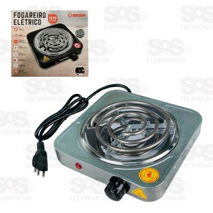 Fogareiro Elétrico 1 boca 1000W/127V Hai Brasil