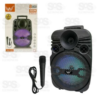 Caixa De Som Sem Fio Com Microfone 30W Altomex AM-556